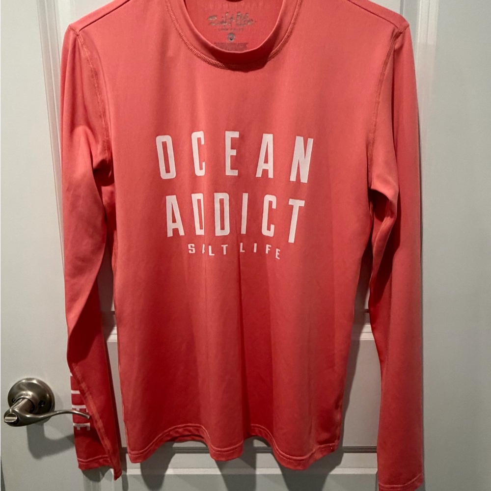 Salt Life Vibrant Coral Tee